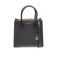 Michael Kors Mercer medium messenger handbag black