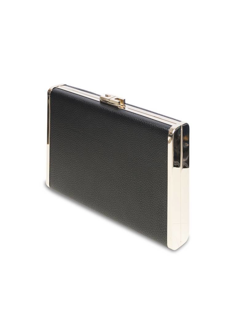 Elisabetta Franchi Starre Handtasche schwarz