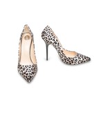 Elisabetta Franchi Animalier pumps luipaard