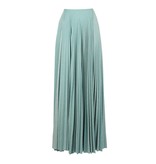 Elisabetta Franchi Lurex mint green pleated skirt