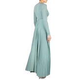 Elisabetta Franchi Lurex mint green pleated skirt