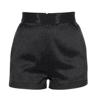 Elisabetta Franchi Shorts met kralen zwart