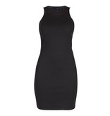 Kendall Kylie + Open-back bandeau dress black