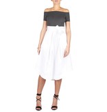 Kendall + Kylie Off-shoulder body donkergrijs