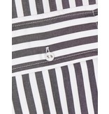 Kendall Kylie + Oversized striped blouse white-black