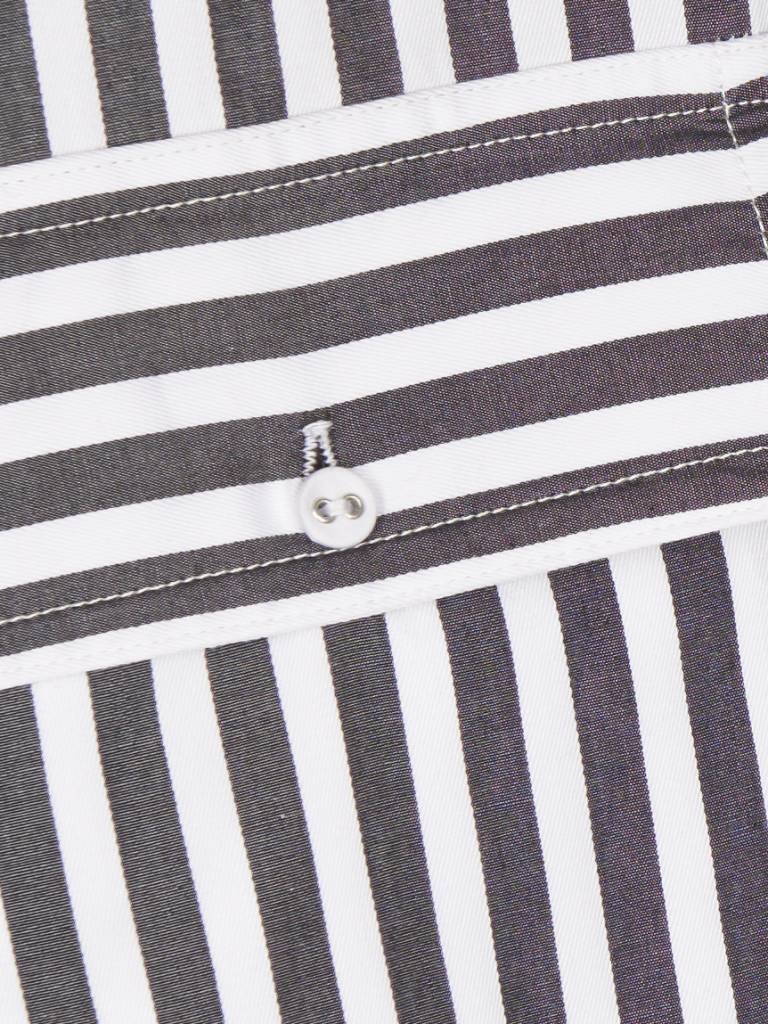 Kendall Kylie + Oversized striped blouse white-black