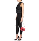 Kendall + Kylie Sleeveless top with lacy black detail