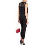 Kendall + Kylie Sleeveless top with lacy black detail