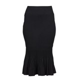 Kendall + Kylie Ottoman Mermaid rok zwart