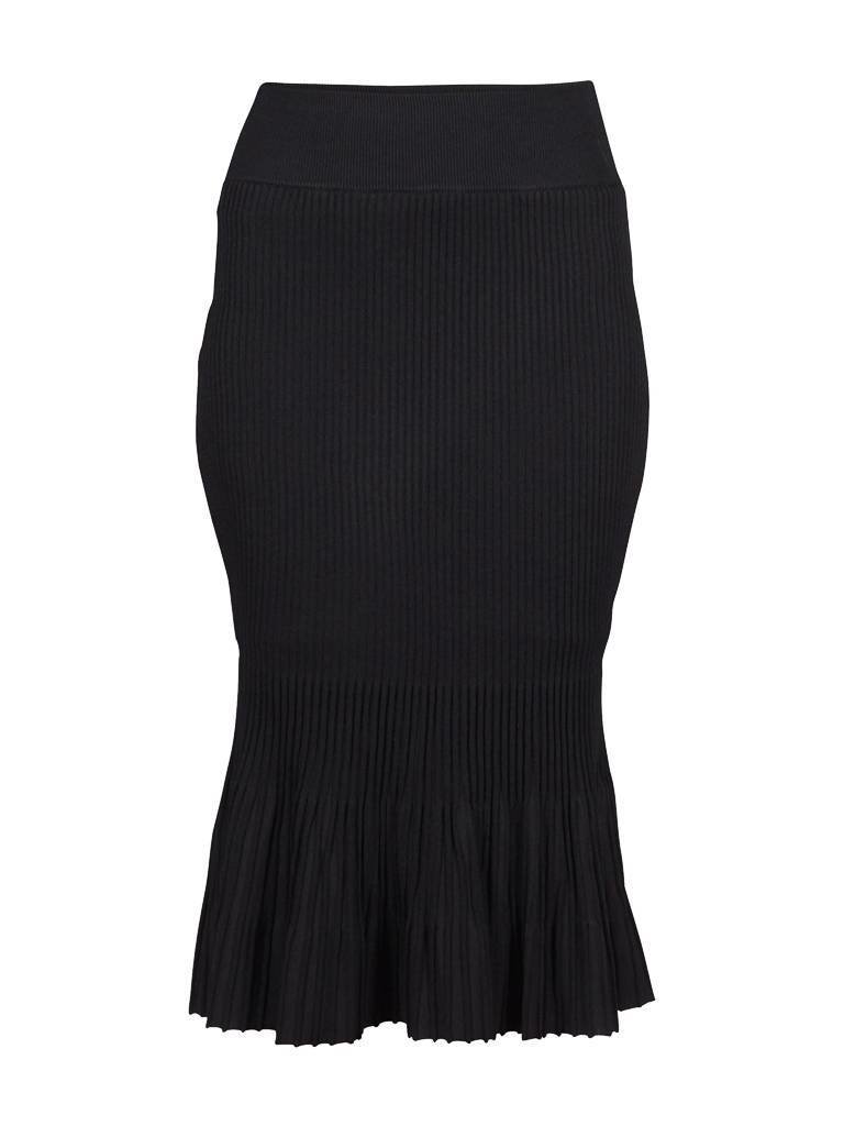 Kendall Kylie + Ottoman Mermaid skirt black