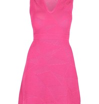 M Missoni ärmellos V-Ansatz Kleid rosa