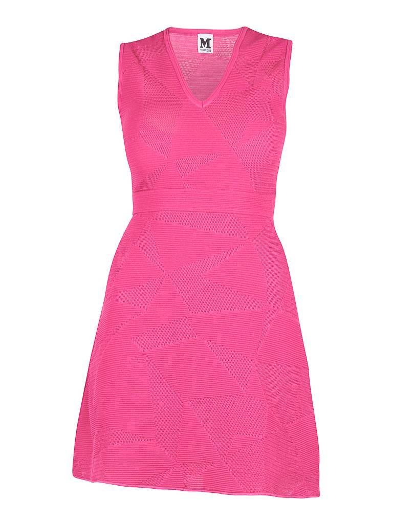 M Missoni sleeveless V-Ansatz Kleid rosa