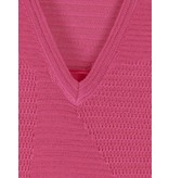 M Missoni sleeveless V-Ansatz Kleid rosa