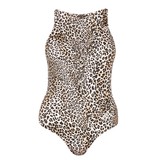 Elisabetta Franchi Badeanzug Leopard-Druck