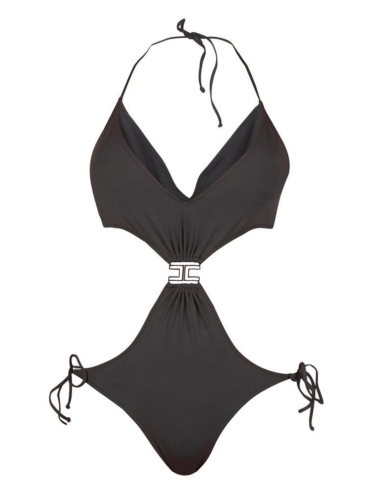 Elisabetta Franchi Trikini with black logo