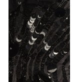 Elisabetta Franchi Transparente Körper mit schwarzen Pailletten