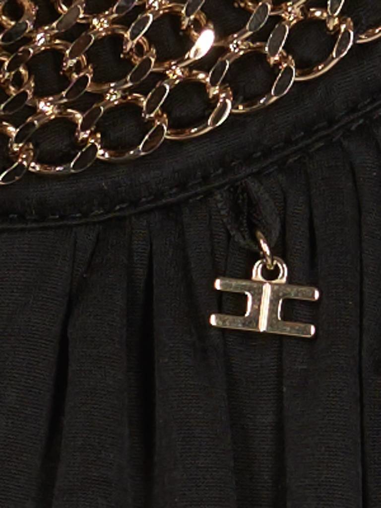 Elisabetta Franch Halterbody met kettingdetail zwart