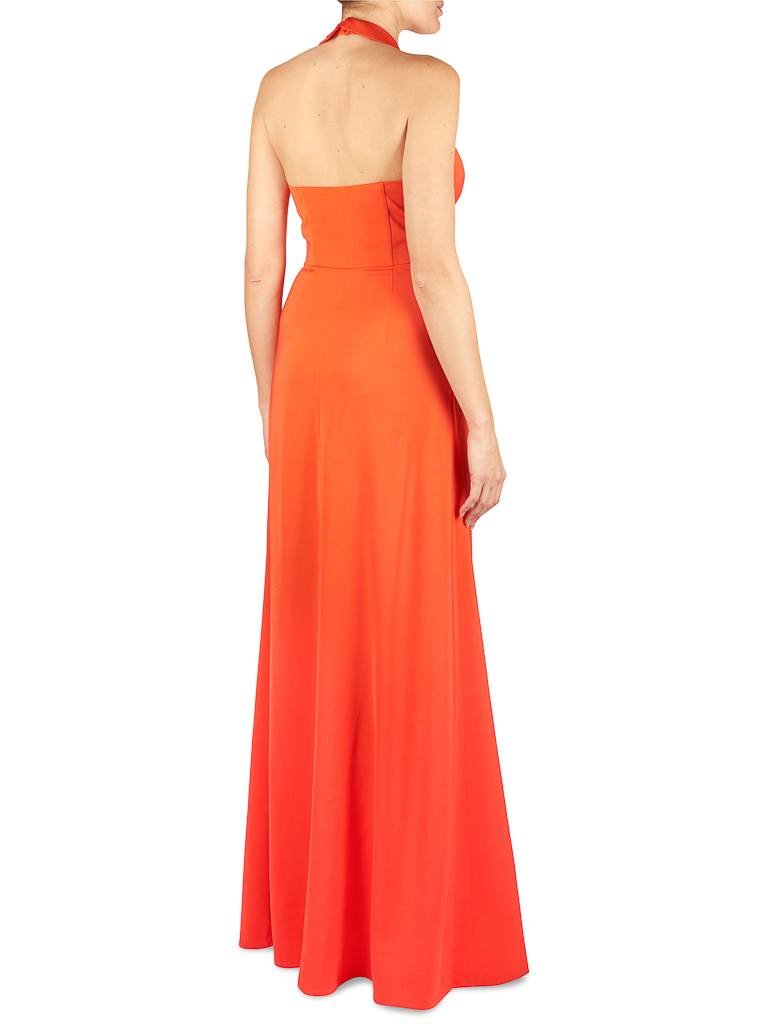 Elisabetta Franchi Zweireiher Maxi-Kleid rot