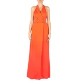 Elisabetta Franchi Double-breasted maxi dress rood
