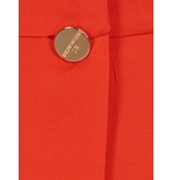 Elisabetta Franchi Zweireiher Maxi-Kleid rot