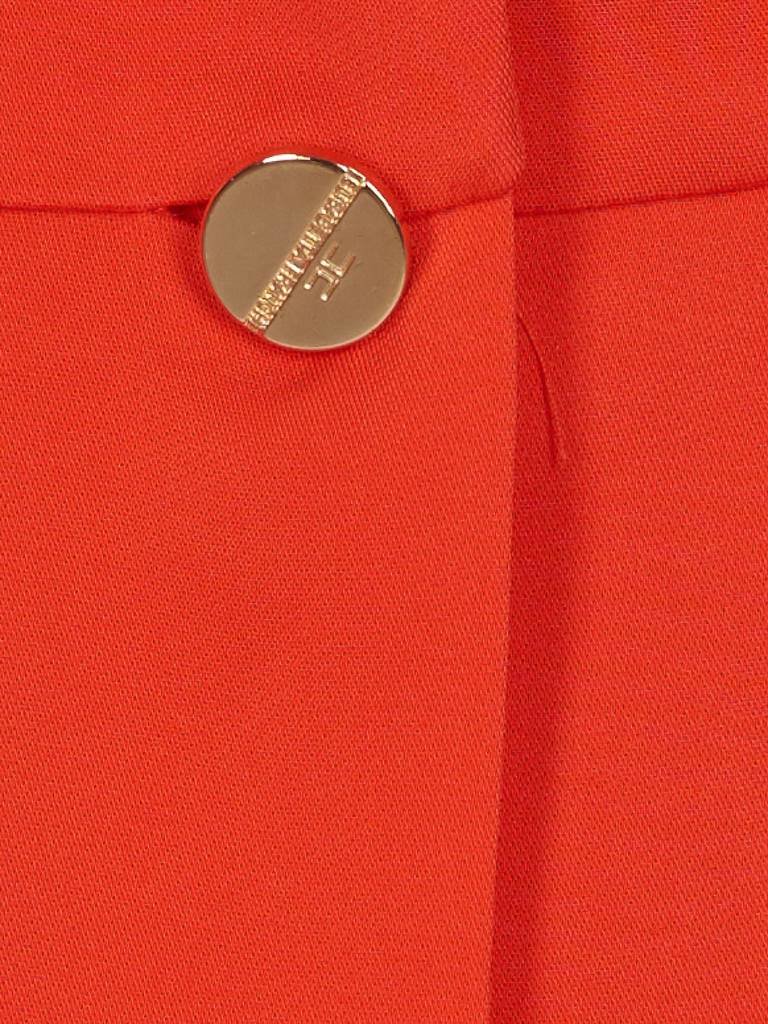 Elisabetta Franchi Zweireiher Maxi-Kleid rot