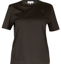 Carven T-Shirt mit choker schwarz