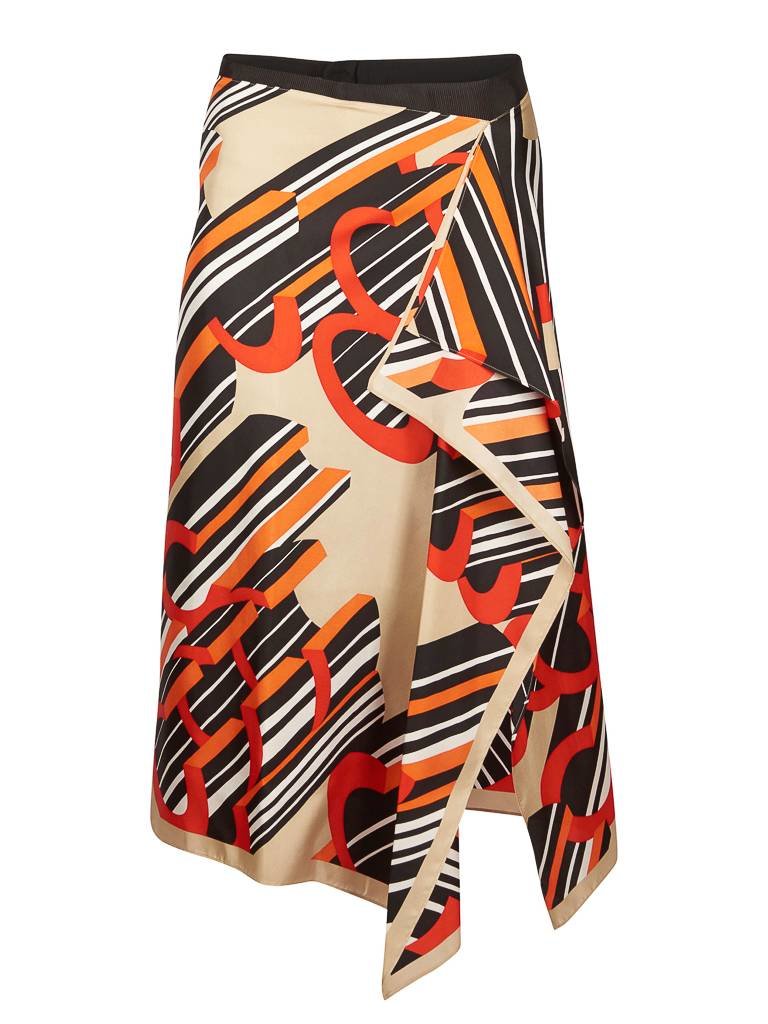 Carven Foulard rok multicolor