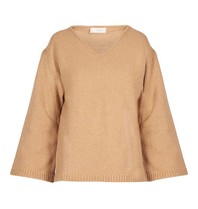 Áeron jumper with wide sleeves sand color