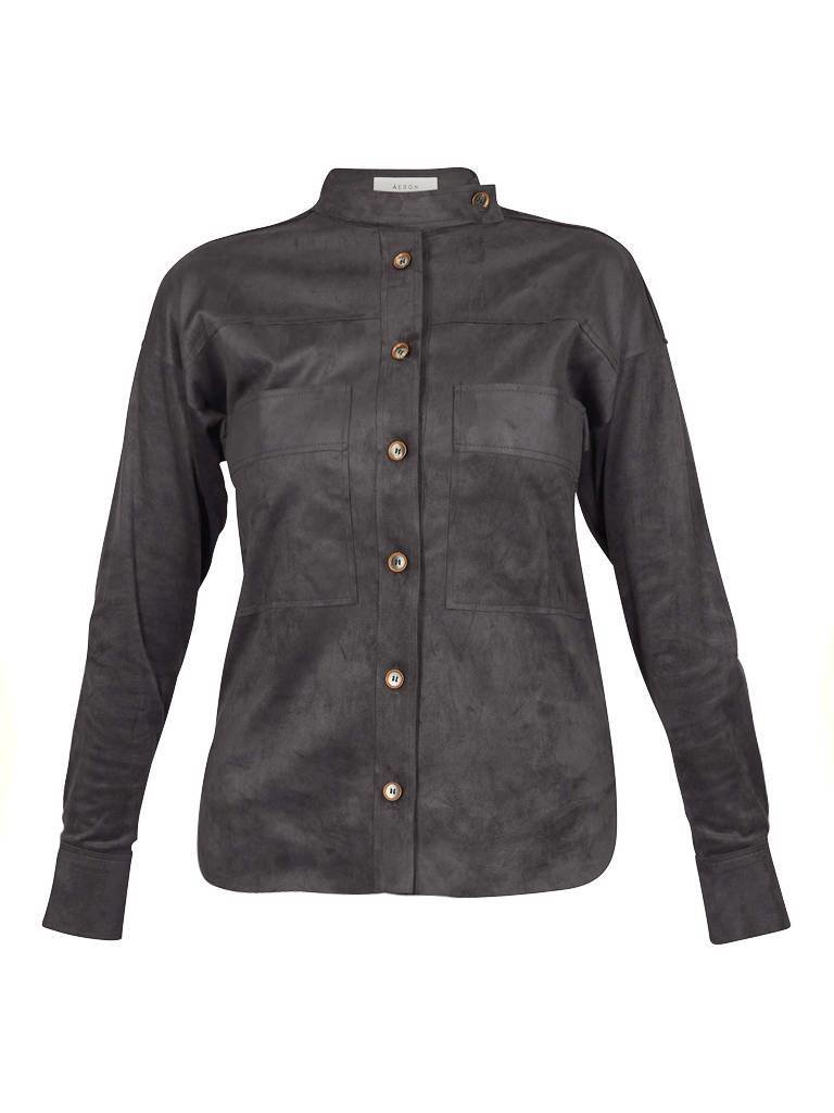 Áeron Blouse donkergrijs