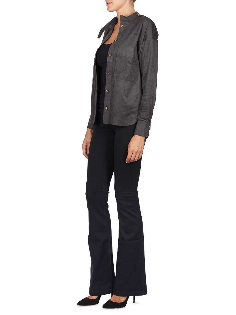 Áeron Blouse donkergrijs