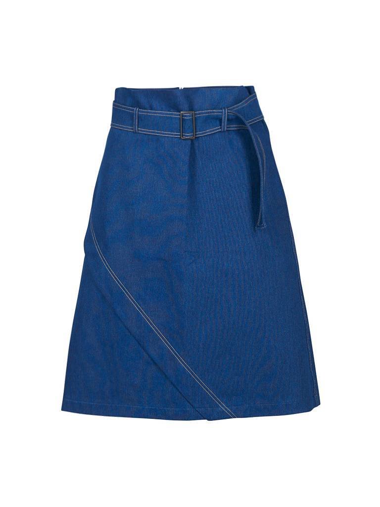 Aeron A-line skirt denim blue