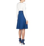 Aeron A-line skirt denim blue