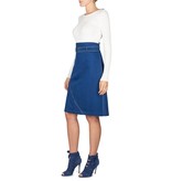 Aeron A-line skirt denim blue