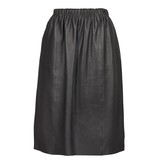 Avelon Anna leren rok zwart