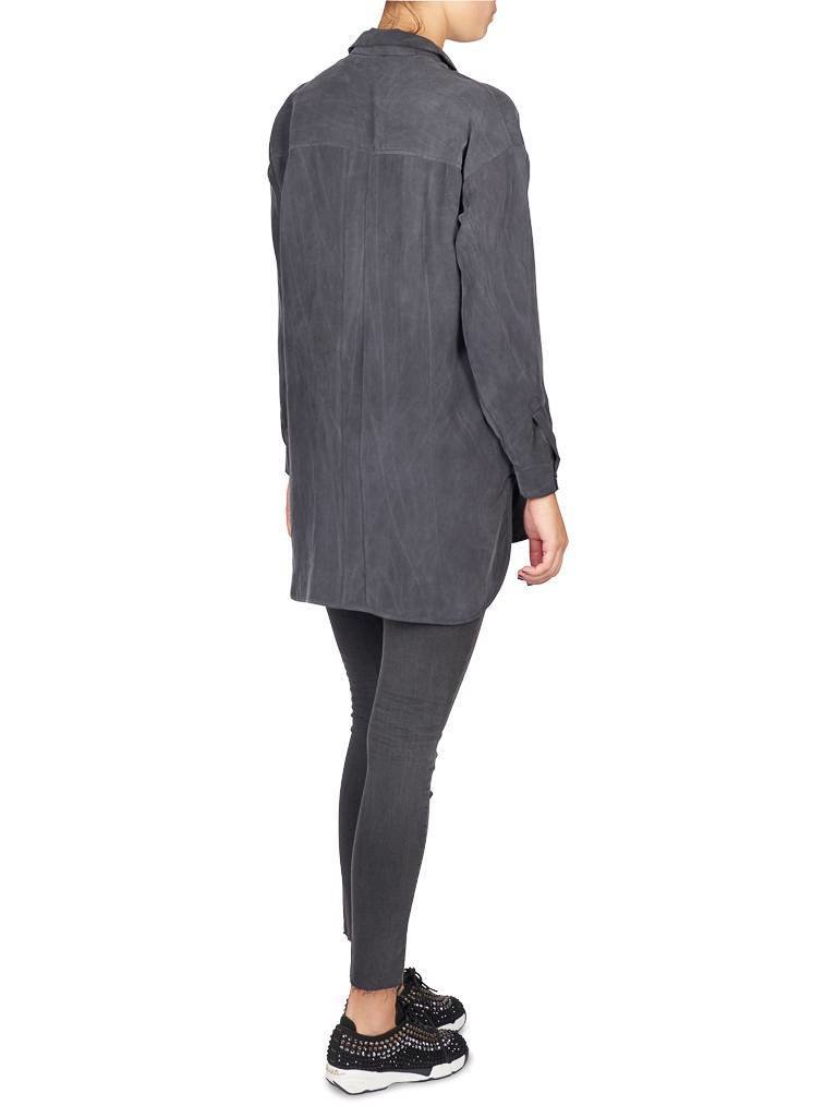 Astrid Elisee Boyfriend blouse grijs