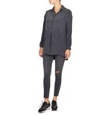 Astrid Elisee Boyfriend gray blouse