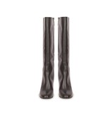 Avelon Knee High Boots black with rose gold detail