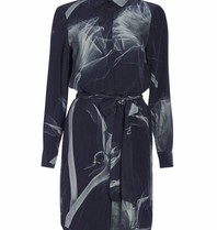 Astrid Elisee Jurk print donkerblauw