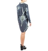 Astrid Elisee Jurk print donkerblauw
