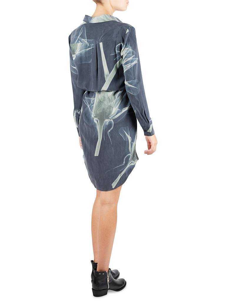 Astrid Elisee Jurk print donkerblauw