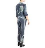 Astrid Elisee Jumpsuit X-ray print donkerblauw