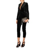 Atos Lombardini Velvet trousers black