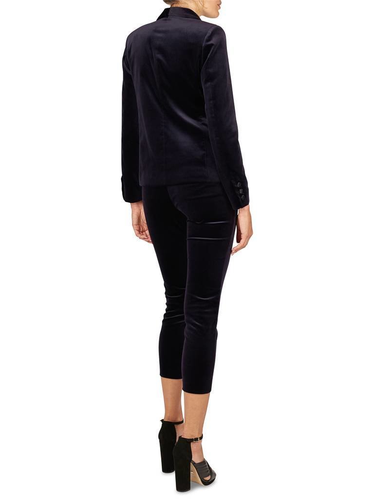 Atos Lombardini Velours pantalon paars