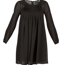 Atos Lombardini Pleated dress black