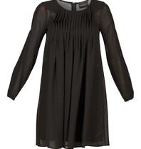 Atos Lombardini Plissee Kleid schwarz