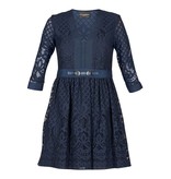 Atos Lombardini Lace dress dark blue