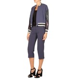 Atos Lombardini Bomberjacke mit Pailletten blau