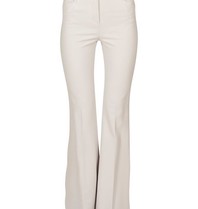Atos Lombardini Flared pantalon crème