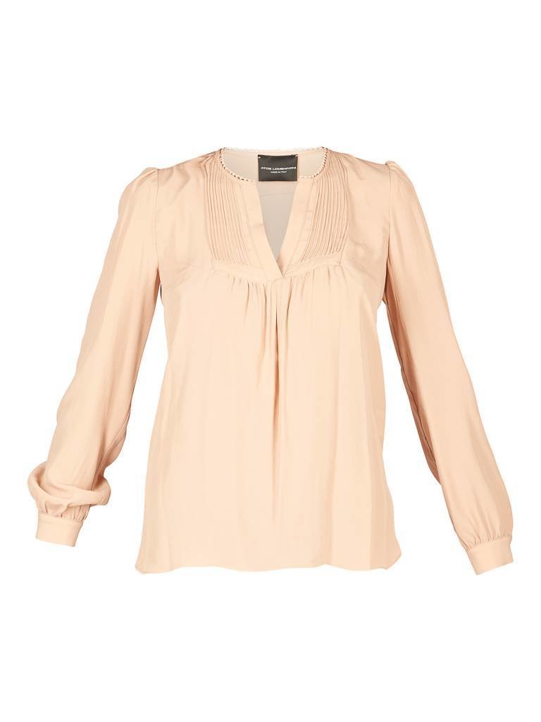 Atos Lombardini Blouse with cord powder pink