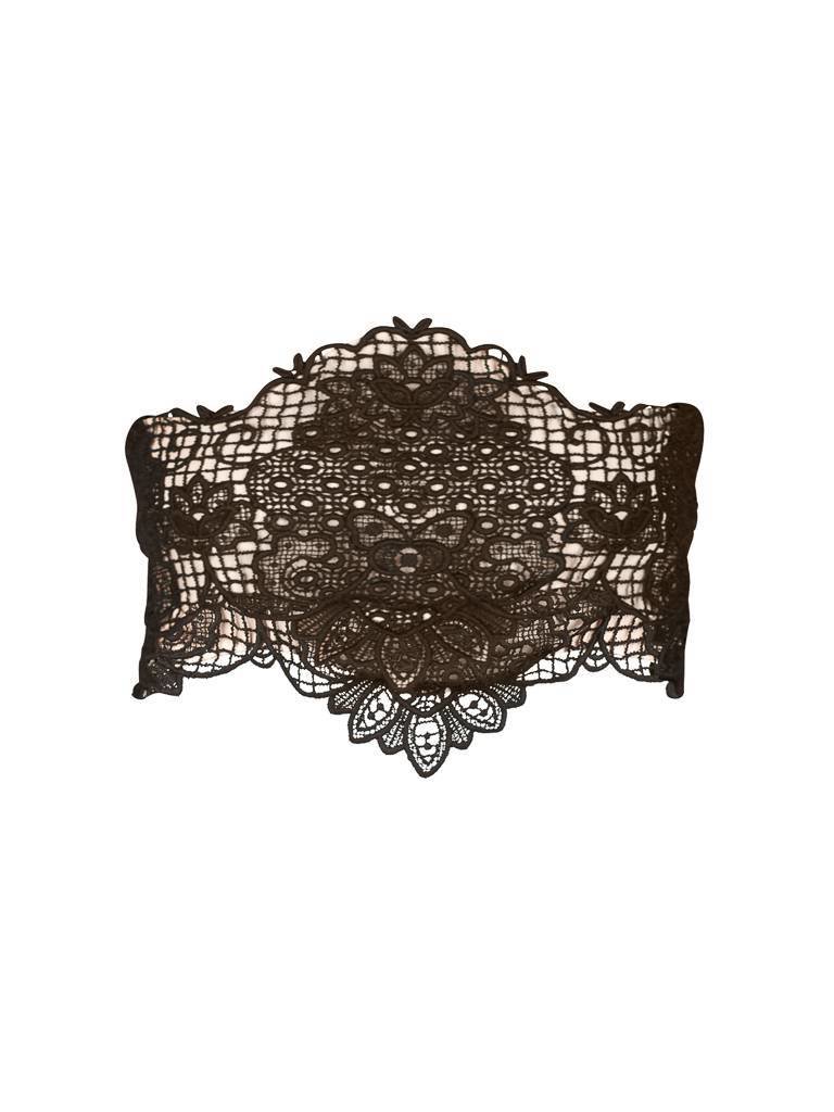 Atos Lombardini Lace bandeau top black